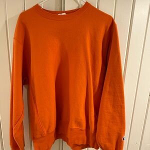 Champion Vibrant Orange Crewneck